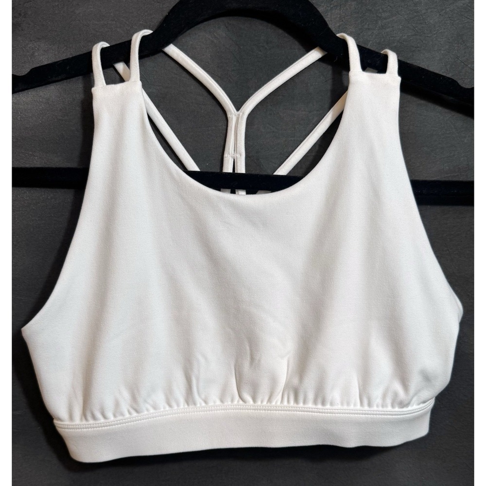 All in Motion Juniors‎ XL Size 14 Pull Over Racerback White Bra Active Sports